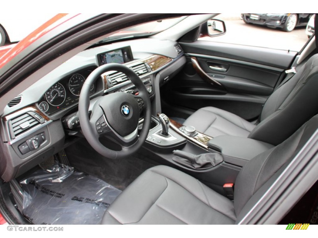 Black Interior 2015 BMW 3 Series 328i xDrive Gran Turismo Photo #104806372