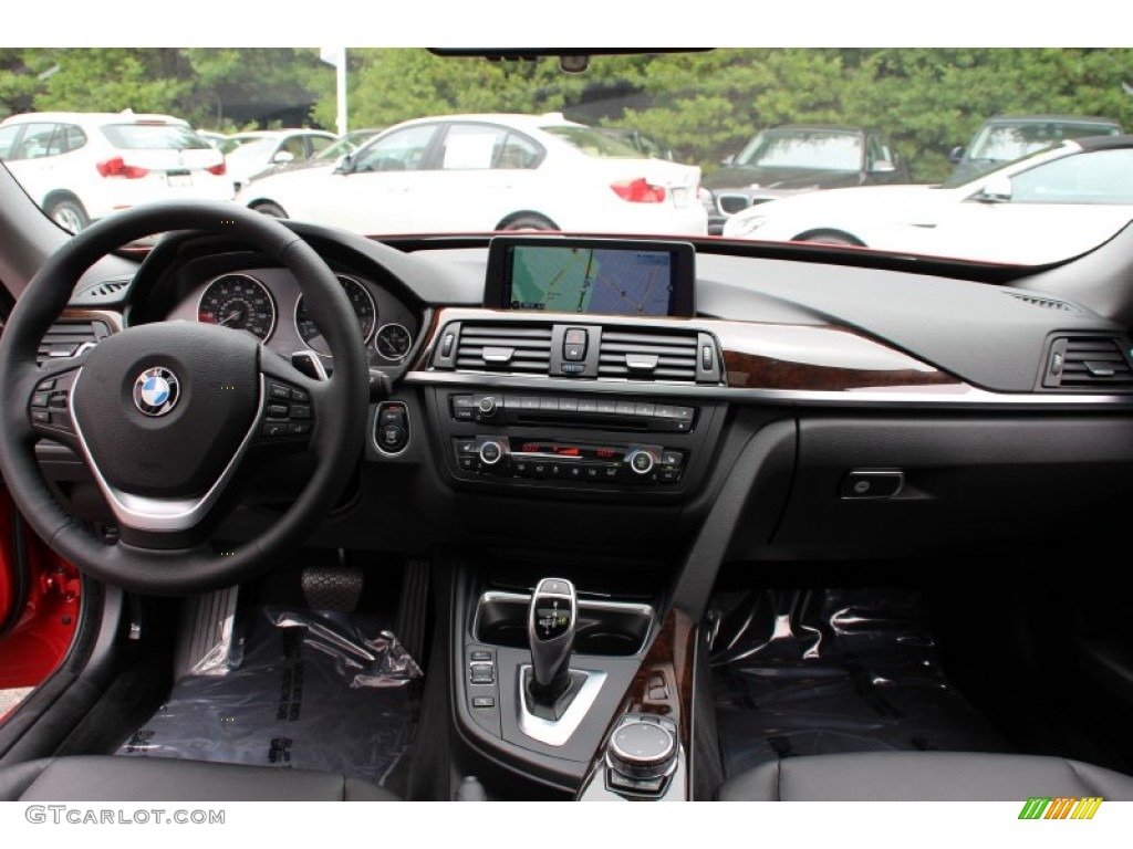 2015 BMW 3 Series 328i xDrive Gran Turismo Black Dashboard Photo #104806471