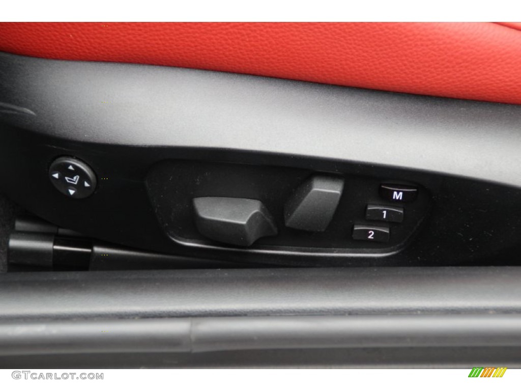 2012 3 Series 335i xDrive Coupe - Black Sapphire Metallic / Coral Red/Black photo #14