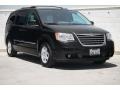 Brilliant Black Crystal Pearl 2010 Chrysler Town & Country Touring