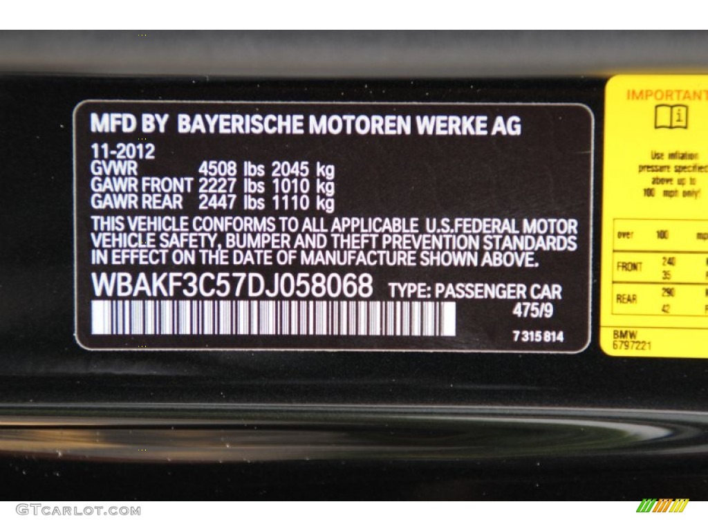 2013 3 Series 328i xDrive Coupe - Black Sapphire Metallic / Saddle Brown photo #34