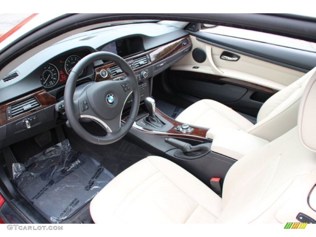 2012 3 Series 328i xDrive Coupe - Vermilion Red Metallic / Oyster/Black photo #11