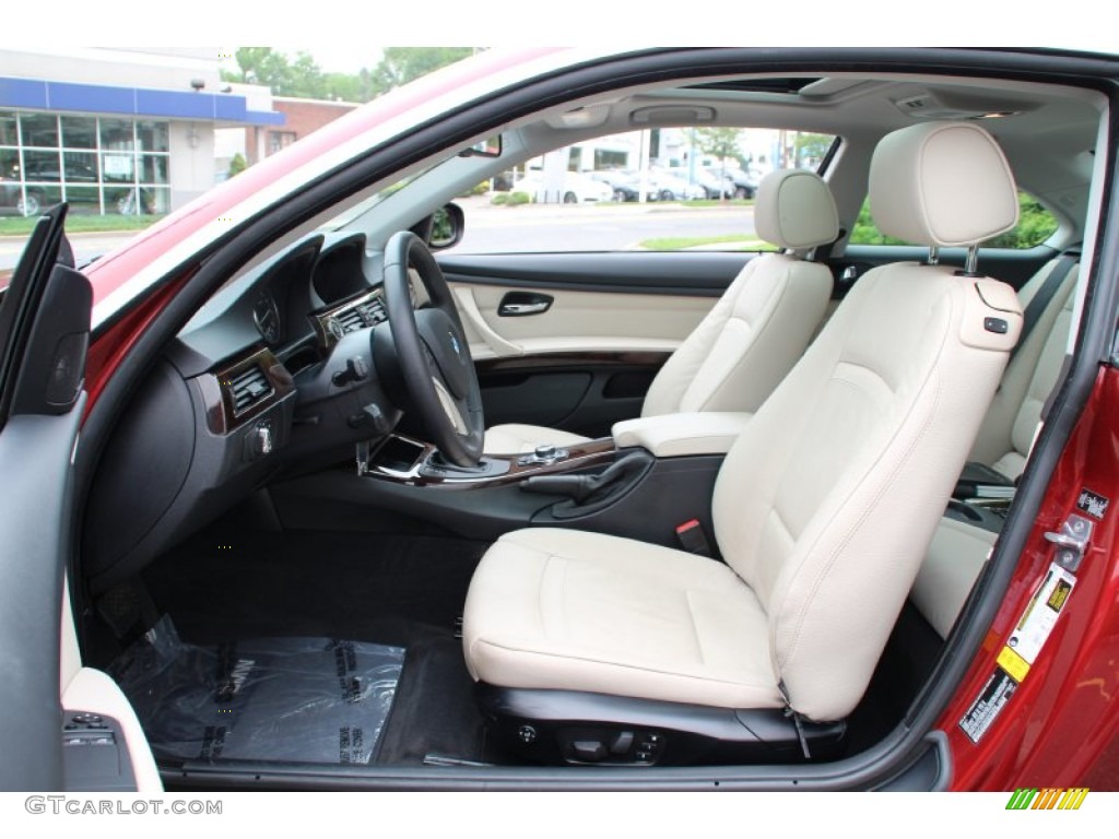 2012 3 Series 328i xDrive Coupe - Vermilion Red Metallic / Oyster/Black photo #12