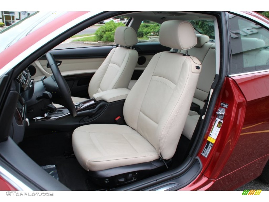 2012 3 Series 328i xDrive Coupe - Vermilion Red Metallic / Oyster/Black photo #14