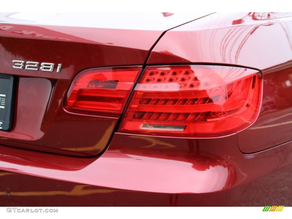 2012 3 Series 328i xDrive Coupe - Vermilion Red Metallic / Oyster/Black photo #24
