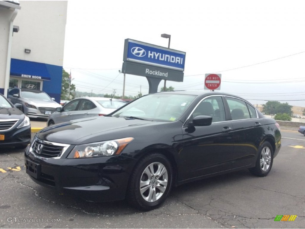 2008 Accord LX-P Sedan - Nighthawk Black Pearl / Ivory photo #1