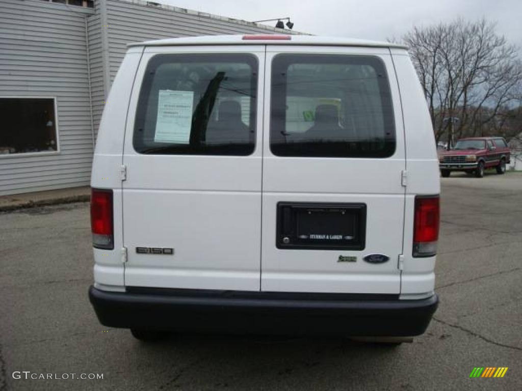 2009 E Series Van E150 Cargo - Oxford White / Medium Flint photo #4