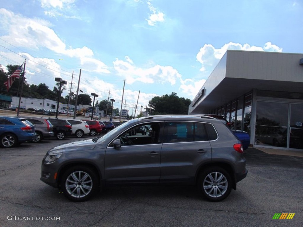 2009 Tiguan SEL 4Motion - Alpine Grey Metallic / Charcoal photo #6