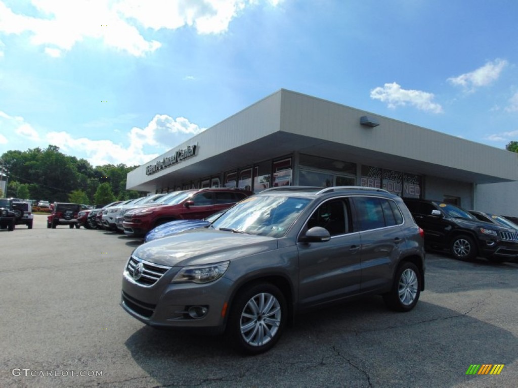 2009 Tiguan SEL 4Motion - Alpine Grey Metallic / Charcoal photo #7