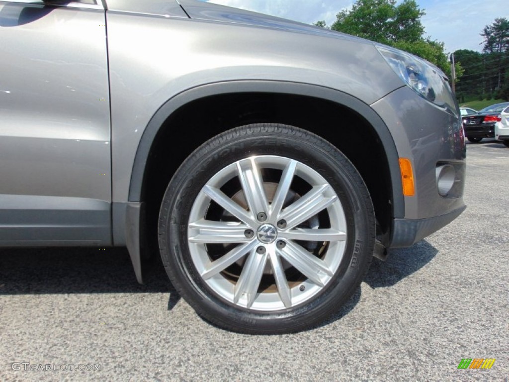2009 Tiguan SEL 4Motion - Alpine Grey Metallic / Charcoal photo #12