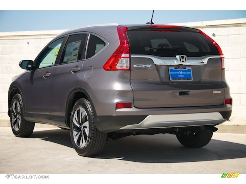 2015 CR-V Touring - Urban Titanium Metallic / Black photo #2
