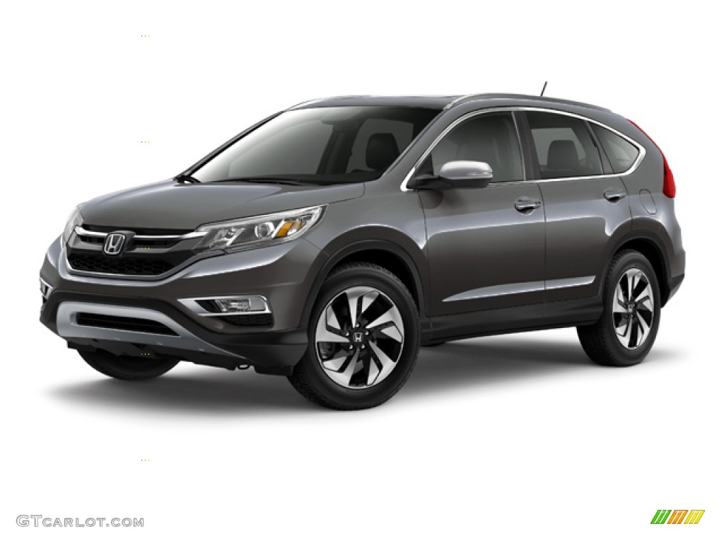 2015 CR-V Touring - Urban Titanium Metallic / Black photo #22