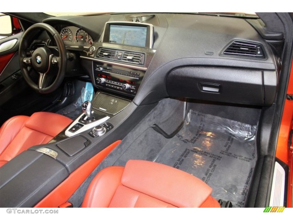 2013 BMW M6 Coupe Sakhir Orange Dashboard Photo #104815327