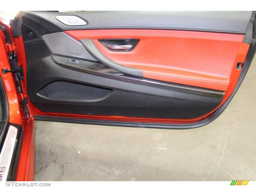 2013 BMW M6 Coupe Sakhir Orange Door Panel Photo #104815411