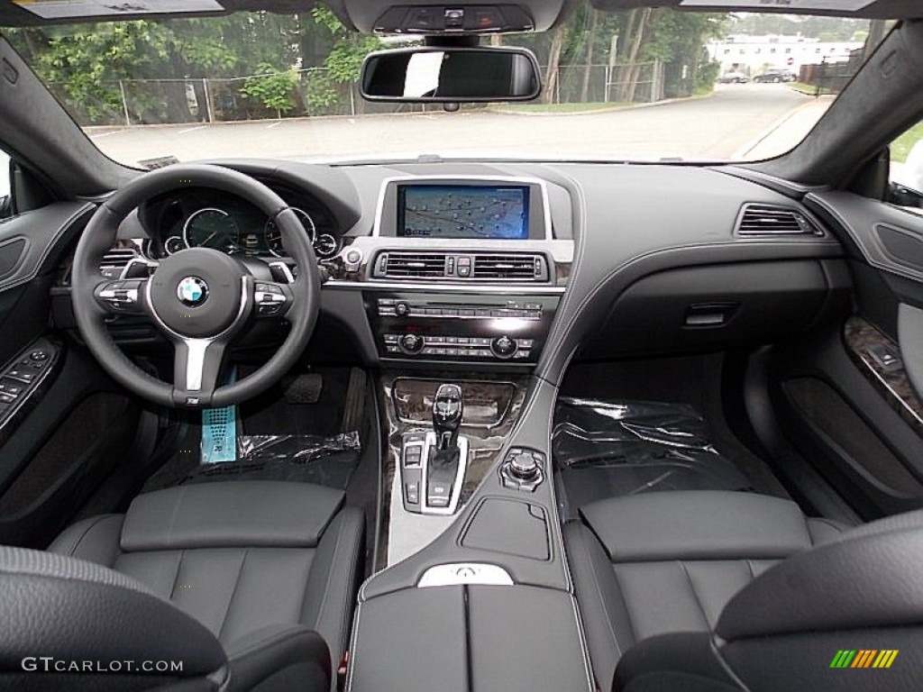 2014 BMW 6 Series 640i xDrive Gran Coupe Black Dashboard Photo #104815609