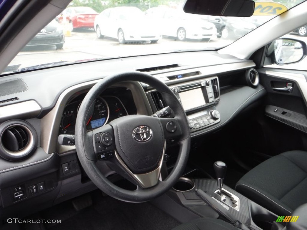 2015 RAV4 XLE AWD - Blue Crush Metallic / Black photo #10