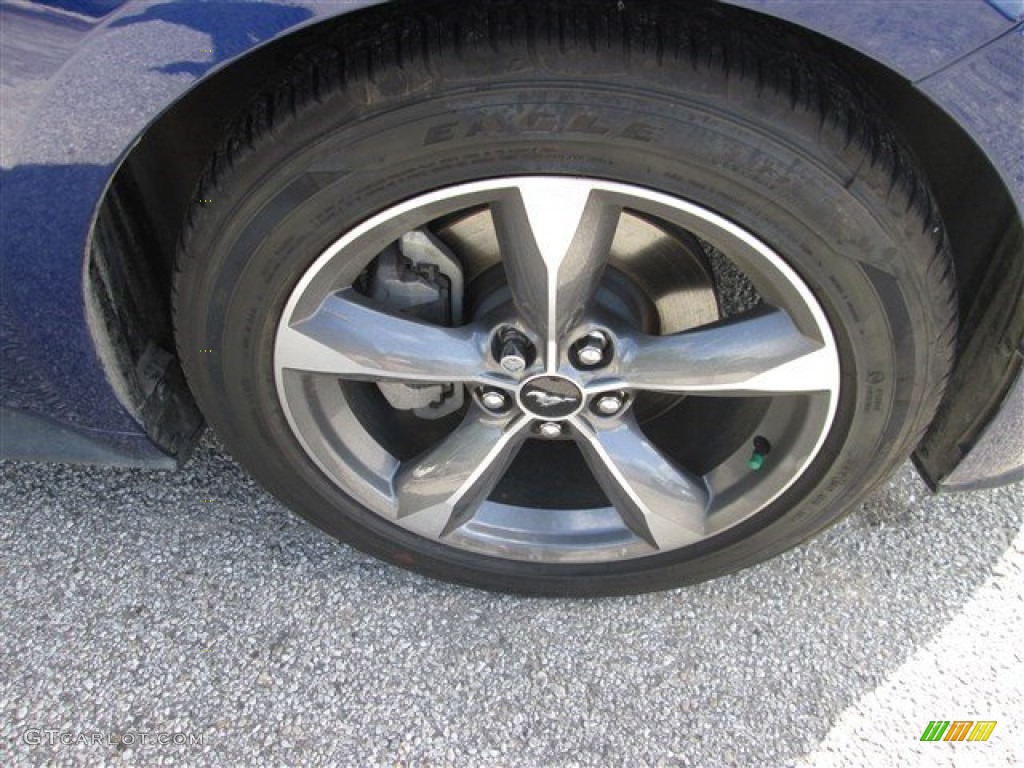 2015 Mustang V6 Coupe - Deep Impact Blue Metallic / Ebony photo #2