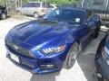 2015 Deep Impact Blue Metallic Ford Mustang V6 Coupe  photo #4