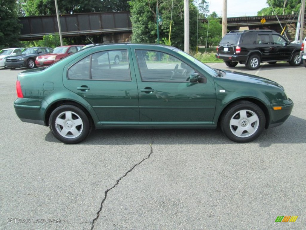 2002 Jetta GLS Sedan - Baltic Green / Black photo #5