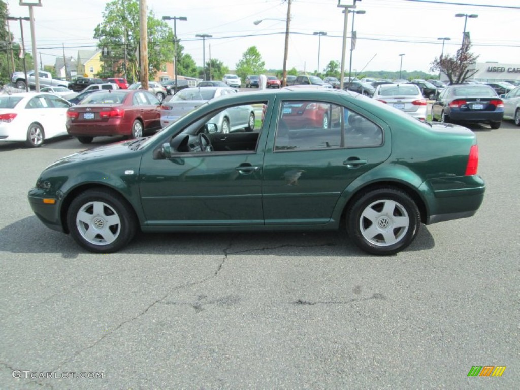 2002 Jetta GLS Sedan - Baltic Green / Black photo #9