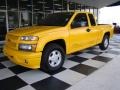 2004 Yellow Chevrolet Colorado LS Extended Cab  photo #2