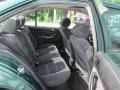2002 Volkswagen Jetta Black Interior Rear Seat Photo