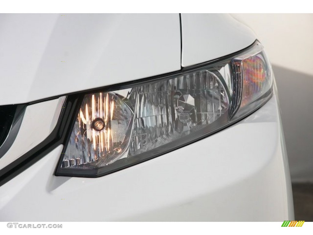 2015 Civic EX-L Sedan - White Orchid Pearl / Black photo #5