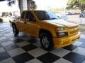 2004 Yellow Chevrolet Colorado LS Extended Cab  photo #7