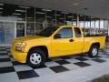 2004 Yellow Chevrolet Colorado LS Extended Cab  photo #13