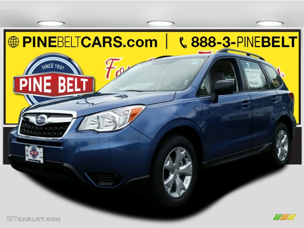 2015 Forester 2.5i - Quartz Blue Pearl / Gray photo #1