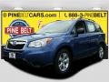 2015 Quartz Blue Pearl Subaru Forester 2.5i  photo #1