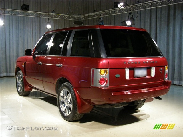 2004 Range Rover HSE - Alveston Red Metallic / Sand/Jet Black photo #2