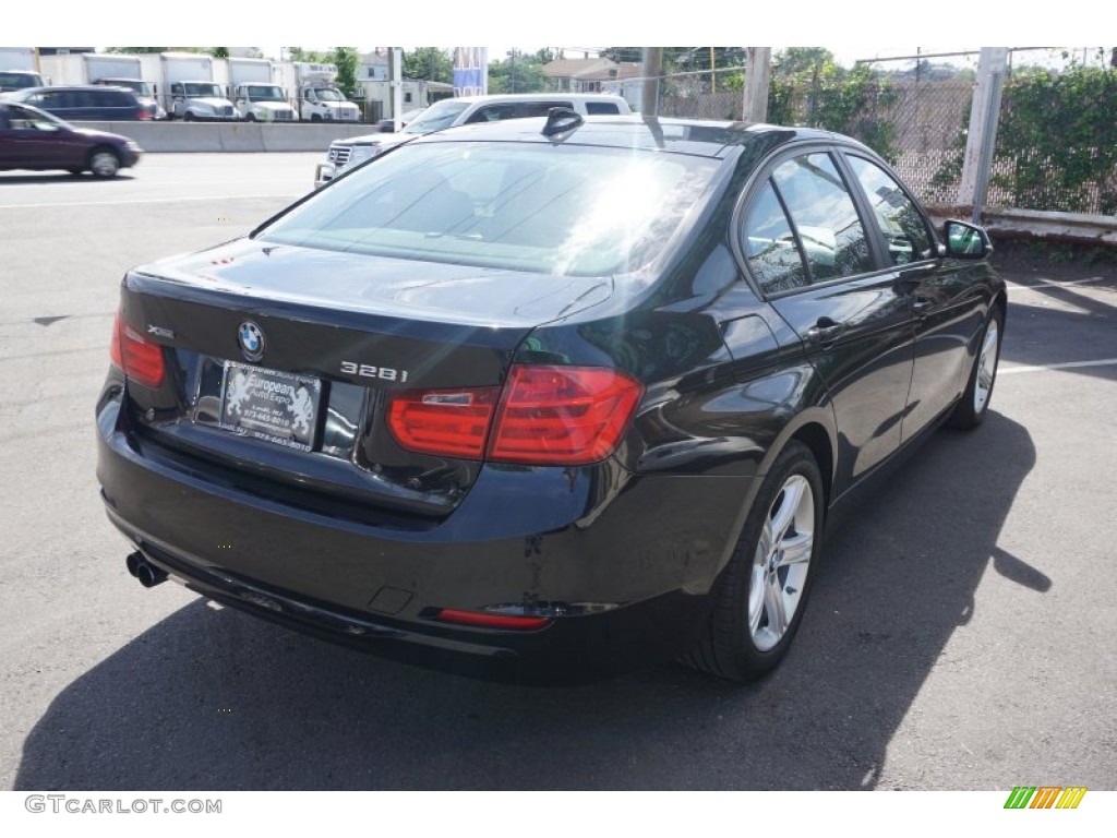 2013 3 Series 328i xDrive Sedan - Jet Black / Black photo #4