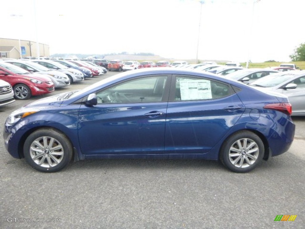 2016 Elantra SE - Blue / Gray photo #6