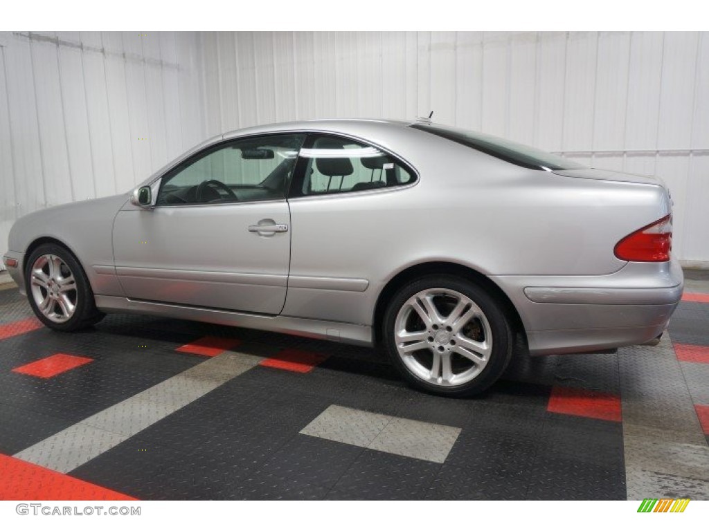 2001 CLK 320 Coupe - Brilliant Silver Metallic / Charcoal photo #11