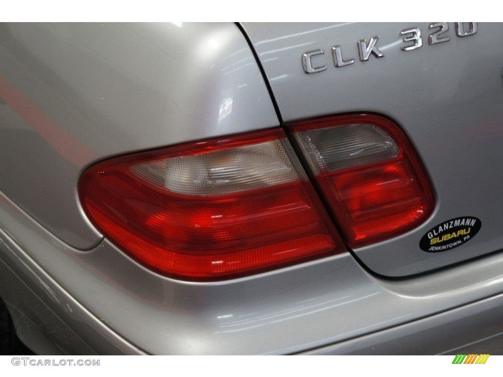 2001 CLK 320 Coupe - Brilliant Silver Metallic / Charcoal photo #51