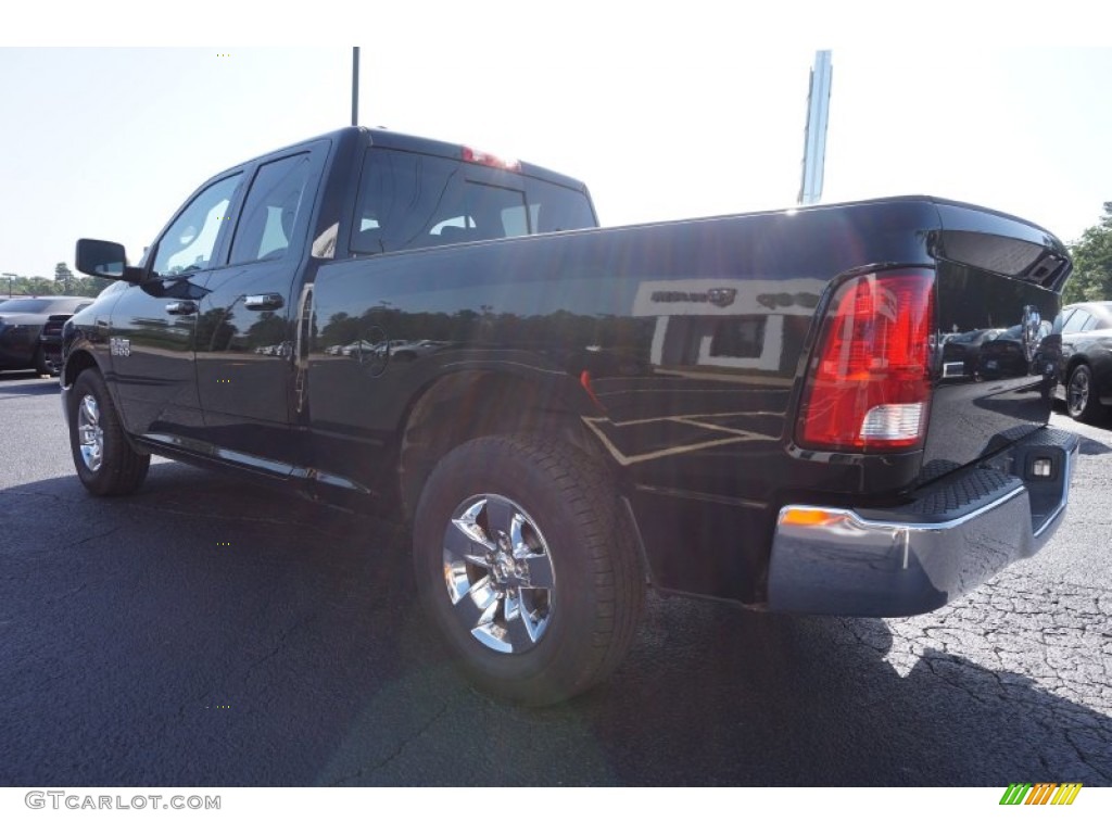 2015 1500 SLT Quad Cab - Black / Black/Diesel Gray photo #5