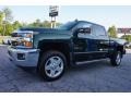 2015 Rainforest Green Metallic Chevrolet Silverado 2500HD LTZ Crew Cab 4x4  photo #3