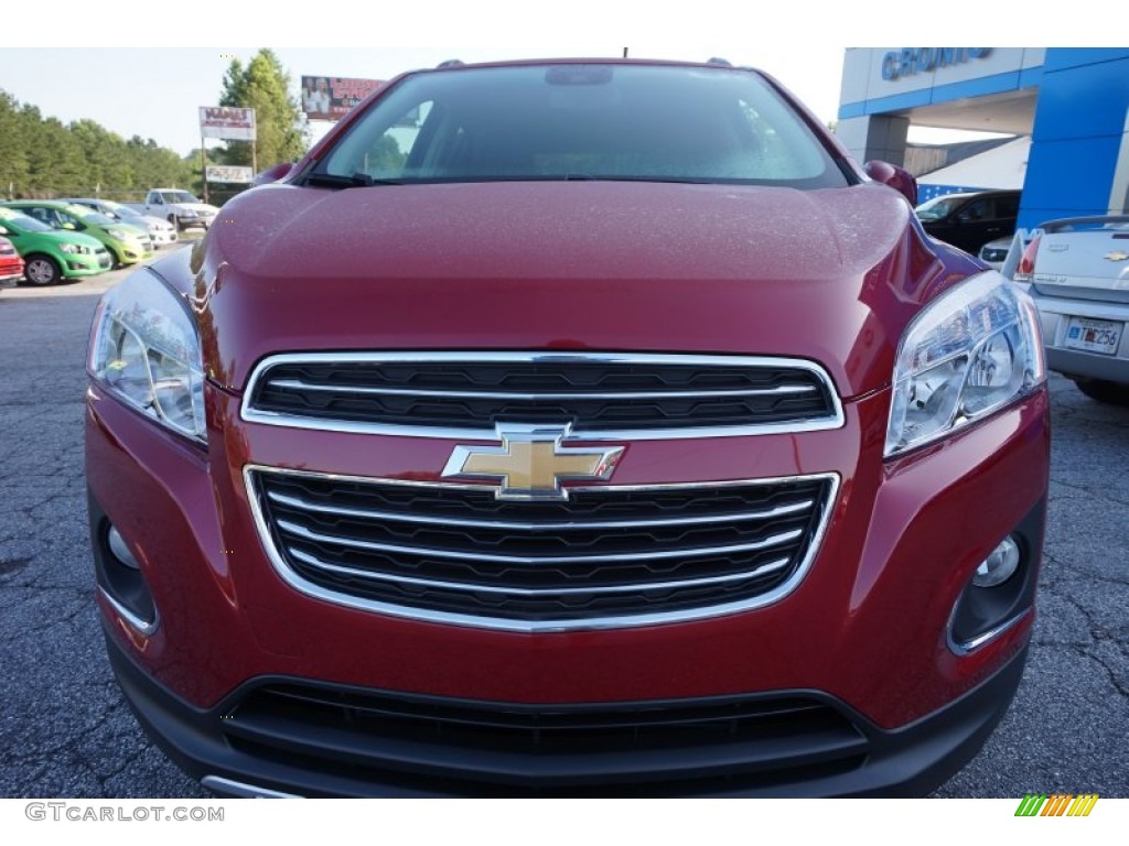 2015 Trax LTZ - Ruby Red Metallic / Jet Black/Brownstone photo #2