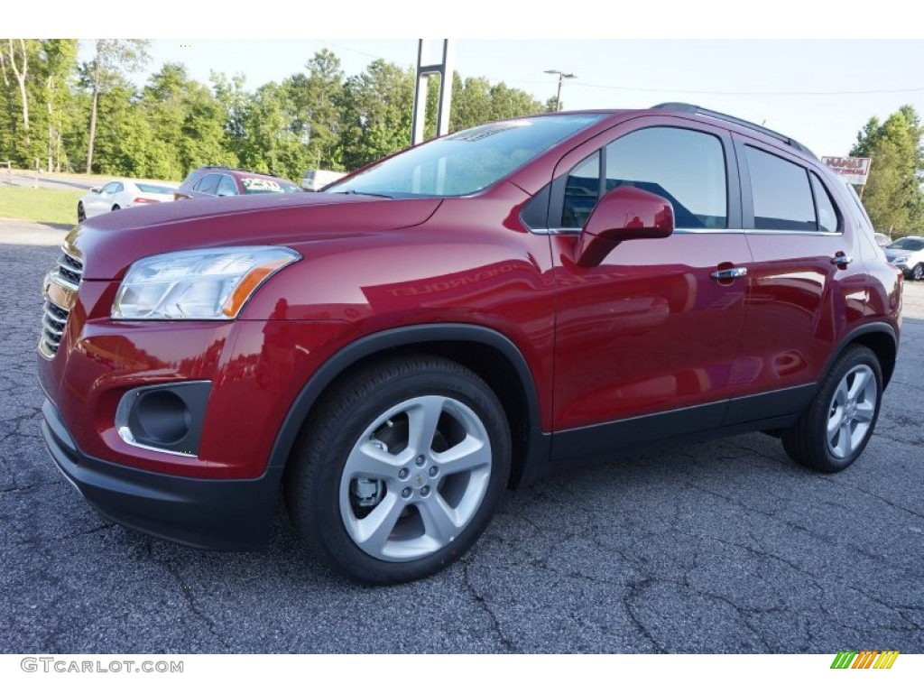 Ruby Red Metallic 2015 Chevrolet Trax LTZ Exterior Photo #104836786