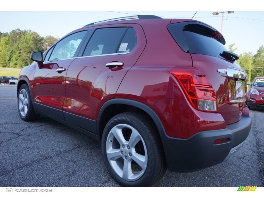 2015 Trax LTZ - Ruby Red Metallic / Jet Black/Brownstone photo #4