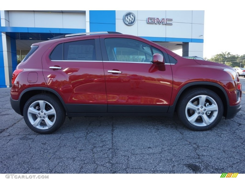 2015 Trax LTZ - Ruby Red Metallic / Jet Black/Brownstone photo #7