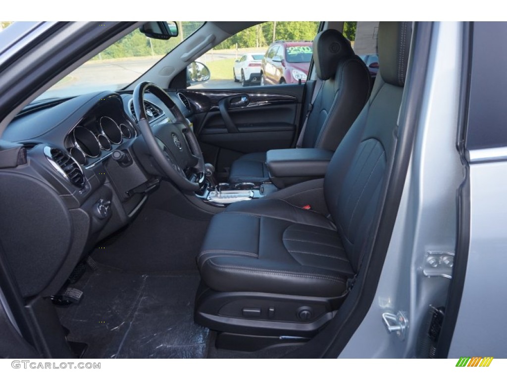 Ebony/Ebony Interior 2015 Buick Enclave Leather Photo #104837365