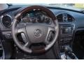Ebony/Ebony 2015 Buick Enclave Leather Steering Wheel