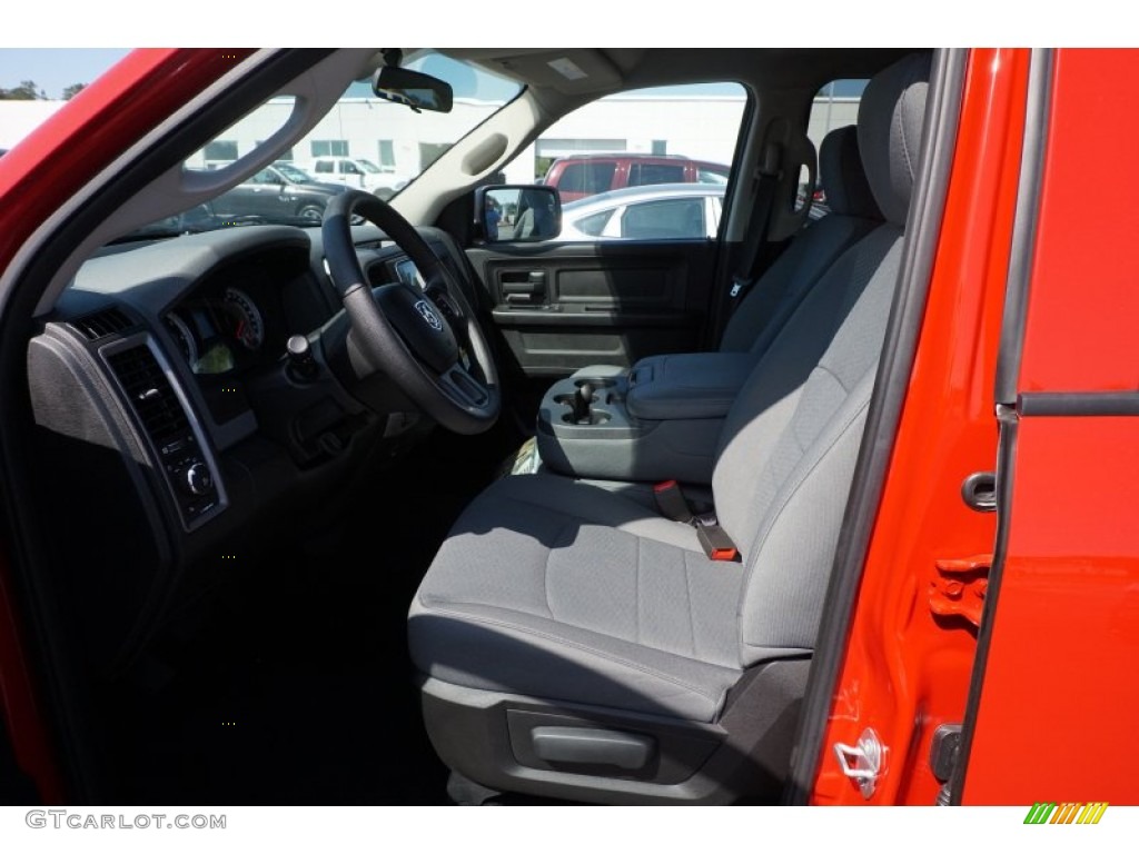 2015 1500 Express Crew Cab - Flame Red / Black/Diesel Gray photo #7