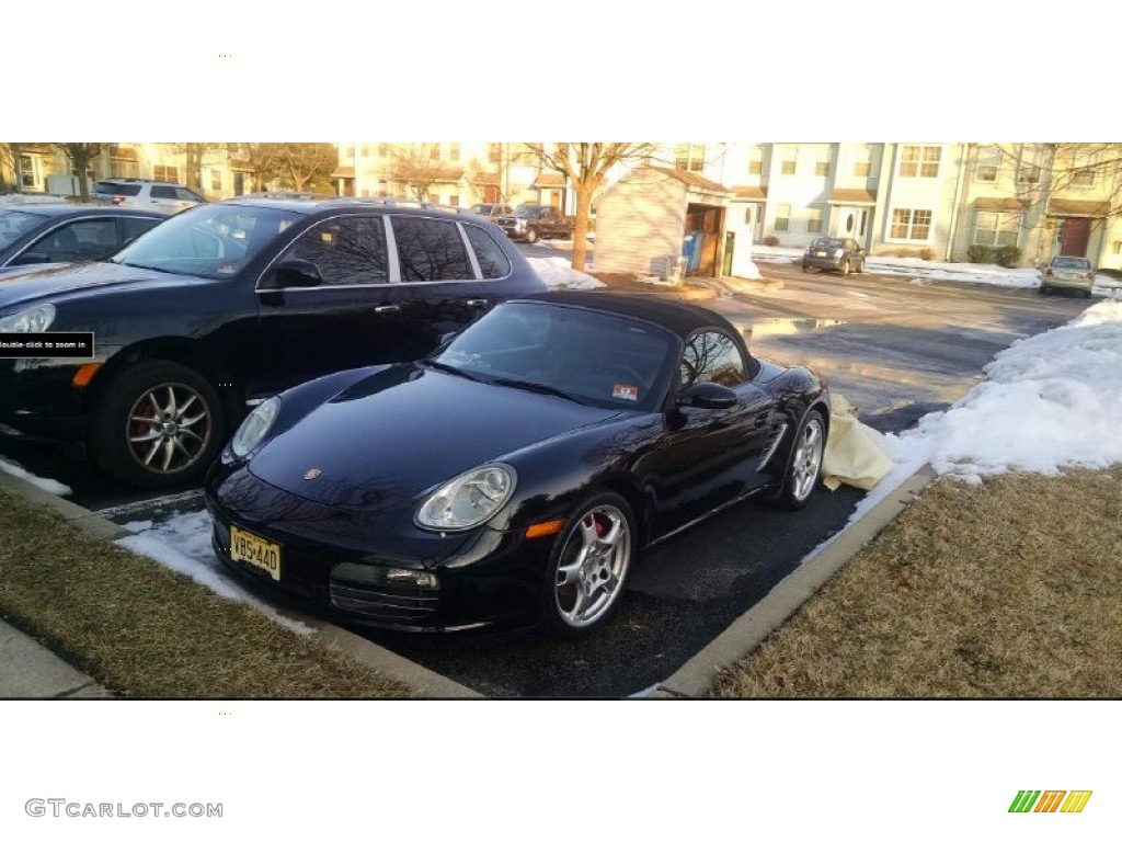 2005 Boxster S - Basalt Black Metallic / Black photo #1