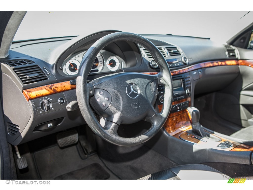 2003 Mercedes-Benz E 55 AMG Sedan Black Dashboard Photo #104841308