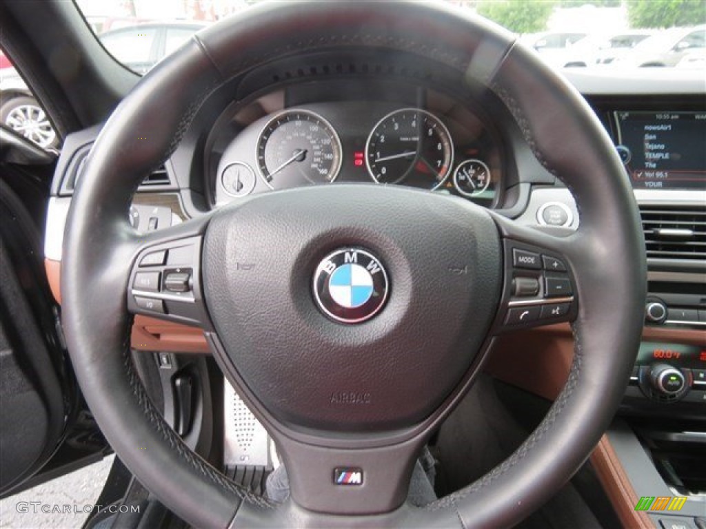 2011 BMW 5 Series 550i Sedan Steering Wheel Photos