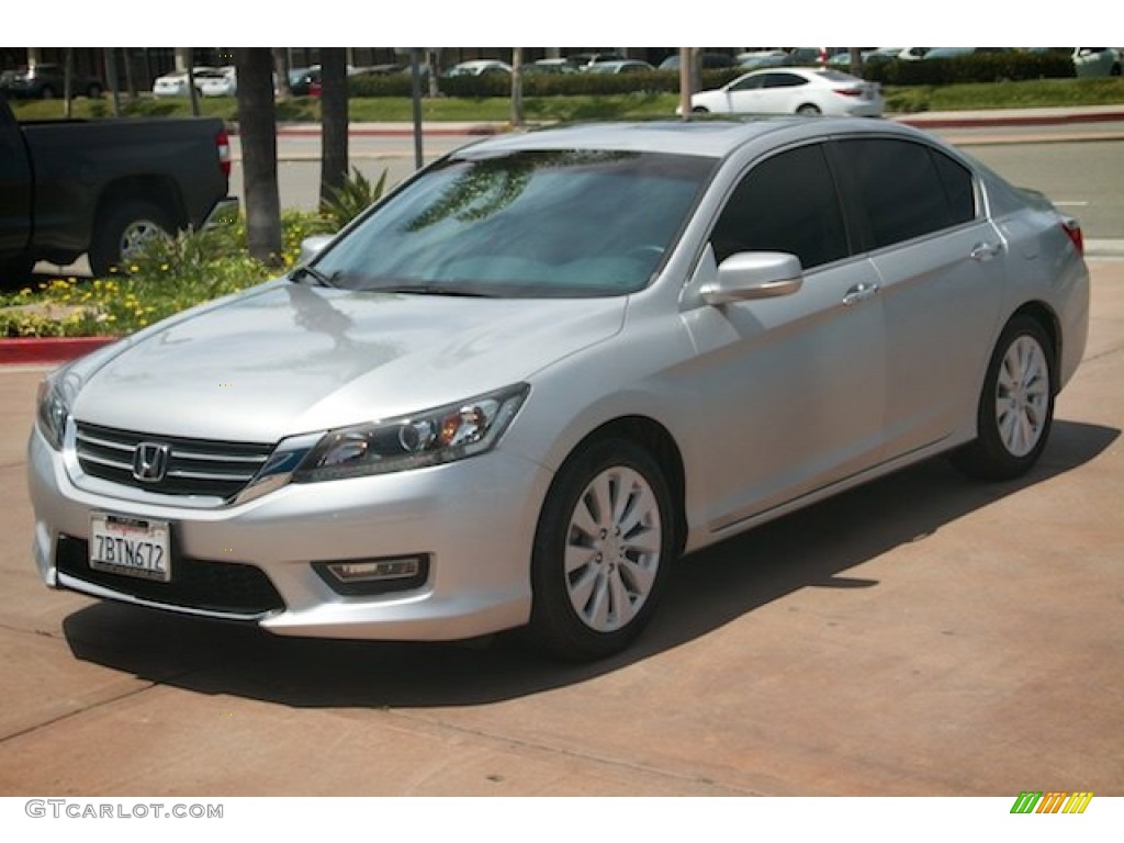 2013 Accord EX Sedan - Alabaster Silver Metallic / Black photo #8