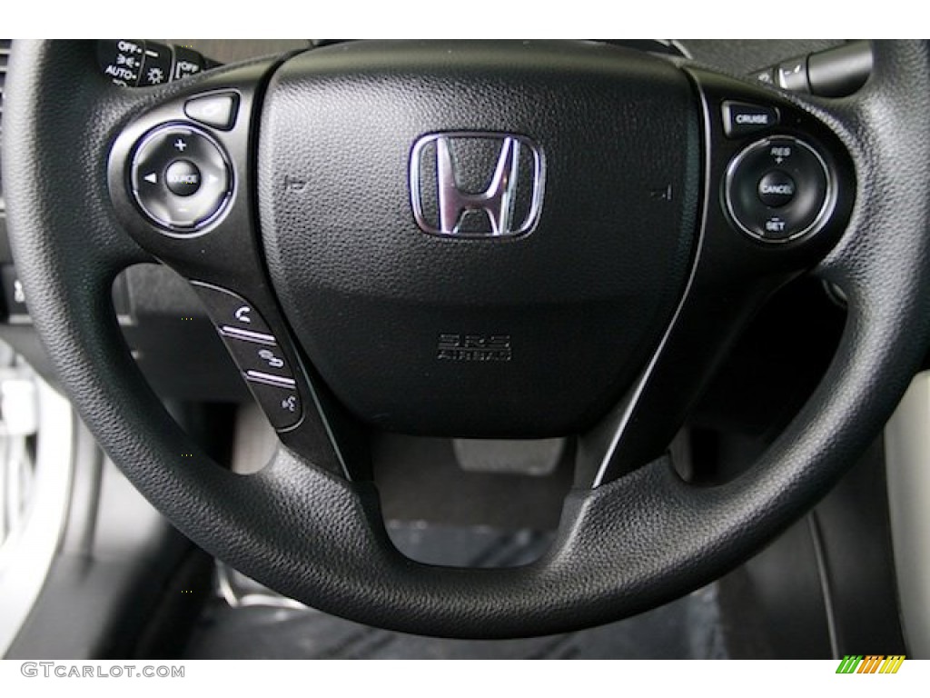 2013 Accord EX Sedan - Alabaster Silver Metallic / Black photo #13